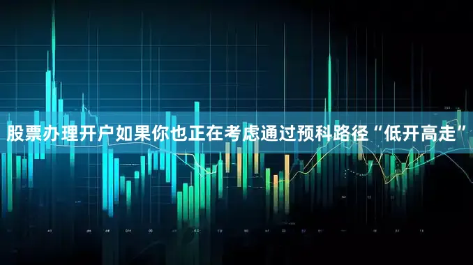 股票办理开户如果你也正在考虑通过预科路径“低开高走”