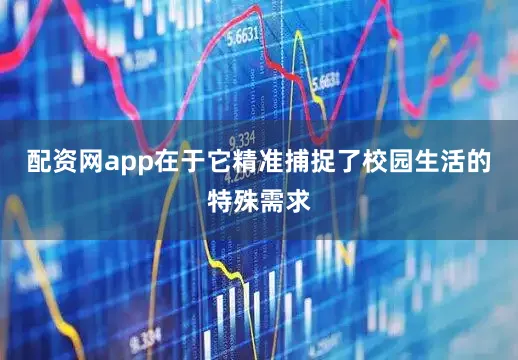 配资网app在于它精准捕捉了校园生活的特殊需求